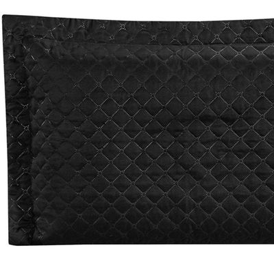 Porta Travesseiro Com Debrum Requinte Liso 01 Peça - design em cor Preto