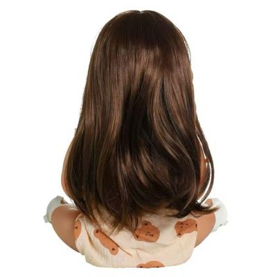 Bebê Reborn Menina Olhos Abertos Artesanal Corpo Todo De Silicone De Vinil