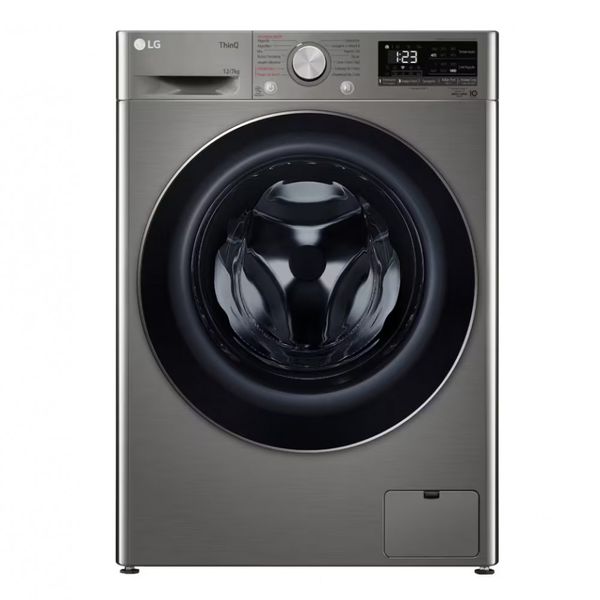 Lava e Seca LG Smart VC4 CV5012PC4A Look com Inteligência Artificial AI DD - 12kg/7kg Inox / 110V