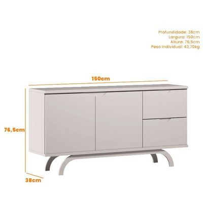Aparador Buffet Vicenza Off White – New Ceval