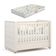 Berço Americano Tutto New Off White Com Capitonê New Boucle E Colchão Gazin - Matic