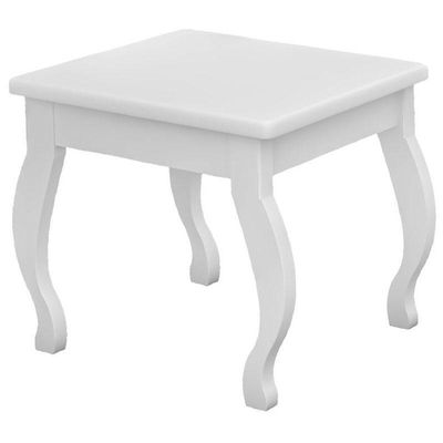 Penteadeira Camarim Luna Com Banqueta Branco ? Luapa Móveis