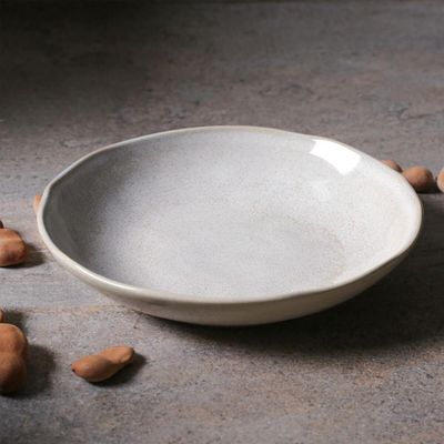 Aparelho de Jantar 20 Peças Porto Brasil Cerâmica Bio Latte Off White Stoneware Mesa Posta