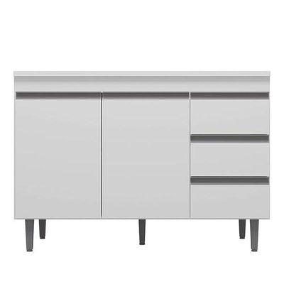 Balcão De Pia Andréia 120 Cm Branco – Ajl