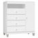 Cômoda E Guarda Roupa 6 Portas Baby Kids Branco Brilho – Incorplac
