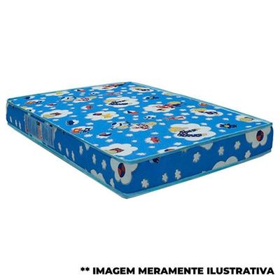 Berço Americano Lara Com Colchão Para Berço Americano E Cômoda Infantil Ternura Baby Branco Brilho - Incorplac