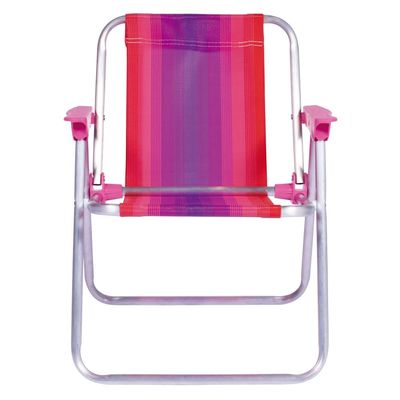 Cadeira Infantil Alta Alumínio Rosa