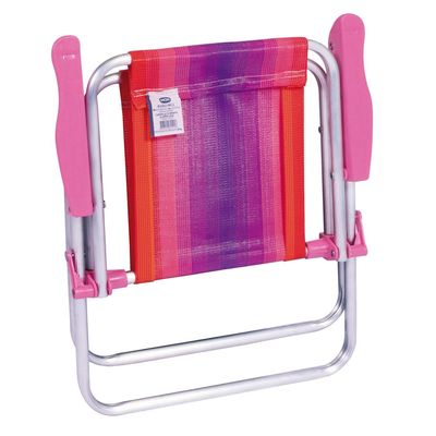 Cadeira Infantil Alta Alumínio Rosa