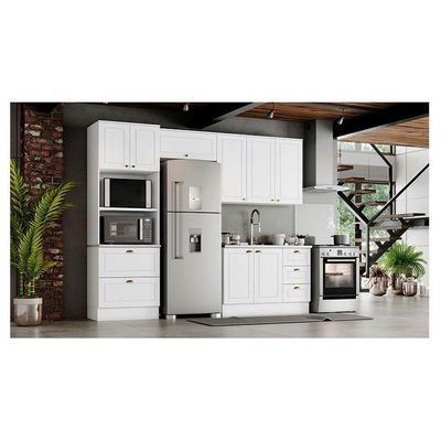 Cozinha Modulada Americana 4 Peças Branco Hp – Henn