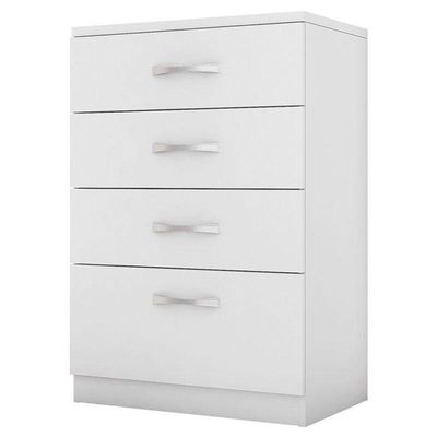 Cômoda Astral E Guarda Roupa Solteiro Prince Branco - Demóbile