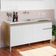 Balcão De Pia Ambiente Tatiane 145cm Amêndoa Branco - Ajl