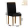 Mesa De Jantar Isis 120x120 Cm Com Vidro Preto E 4 Cadeiras Ana Ype Veludo Preto – New Ceval