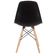 Kit 5 Cadeiras Charles Eames Preta para Sala de Jantar e Decoração