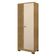 Armário Multiuso Versatile 2 Portas Com Chave Carvalho Americano Off White - Incorplac