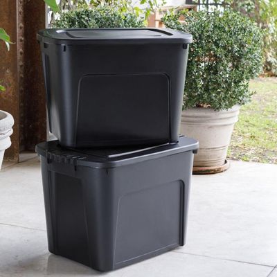 Caixa Organizadora Ecobox 80l Preto