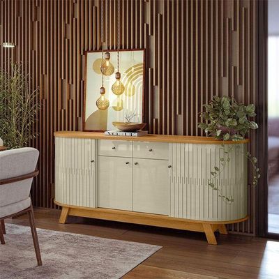 Aparador Para Sala Buffet Mônaco Cumaru Opala – Madetec