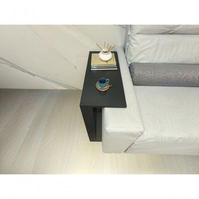 Mesinha Lateral Para Sofá Estilo Industrial 100% MDF Mesa Apoio Mesa Auxiliar Sofá Preto