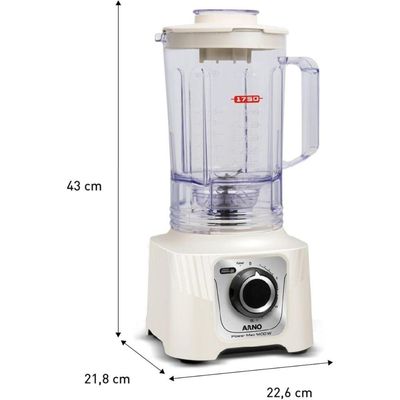 Liquidificador Arno Powermax Marfim Branco 1400w 220V