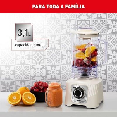 Liquidificador Arno Powermax Marfim Branco 1400w 220V