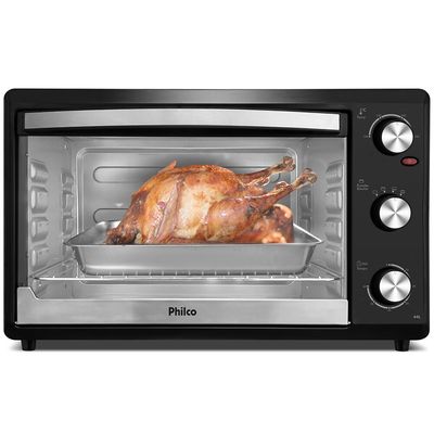 Forno Elétrico Philco 44 Litros, Dupla Resistência - PFE44P Preto / 110V