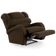 Poltrona Do Papai Reclinável Kalie Power Elétrica Massagem Fh9 Veludo Marrom - Mpozenato
