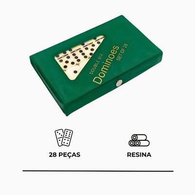 Dominó De Osso - 28 Peças