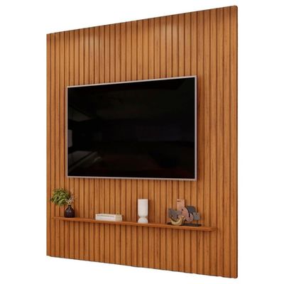 Painel 75 Pol 223cm Suspenso Ripado Noah D04 Freijó - Mpozenato