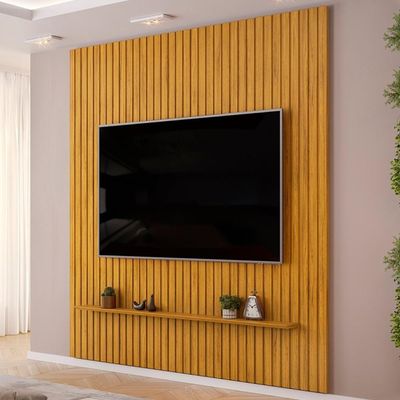 Painel 75 Pol 250cm Suspenso Ripado Noah D04 Cedro - Mpozenato