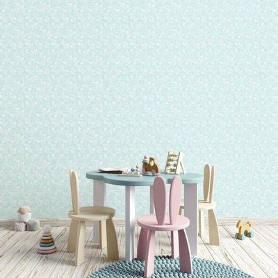 Papel De Parede Folhas De Coala - G78383 Turquesa Tiny Tots 2 - G78383