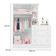 Guarda Roupa Com Cômoda Doce Sonho 4070 Branco Brilho – Qmovi