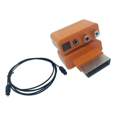 Kit Conversor De Áudio Para Xbox 360 Com Rca P2 Óptco 2m