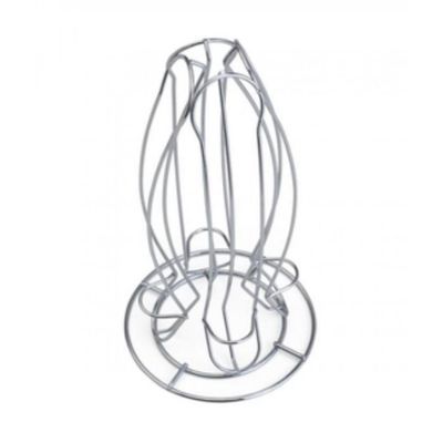 Suporte para 24 Capsulas Nespresso Cromado 13,5x25,5cm Lyor