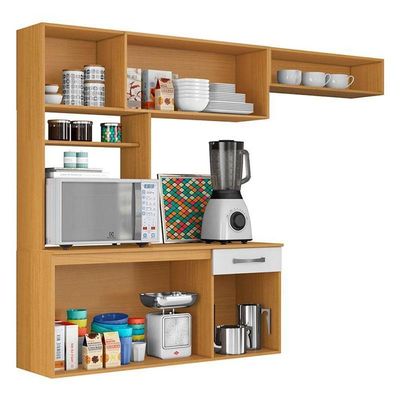 Cozinha Suspensa Nanda Cinamomo Branco – Aramóveis
