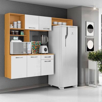Cozinha Suspensa Nanda Cinamomo Branco – Aramóveis