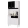 Cozinha Ambiente Kit Cassia 6 Portas Branco Preto - Poquema