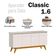 Aparador Para Sala Buffet Classic 1.6 Com Gaveta Off White - Imcal