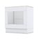 Balcão Forno De Embutir Americana Branco Com Tampo Para Cooktop Calcare – Henn