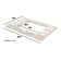 Balcão Forno De Embutir Americana Branco Com Tampo Para Cooktop Calcare – Henn