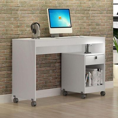 Mesa Para Computador Giga Branco - Valdemóveis