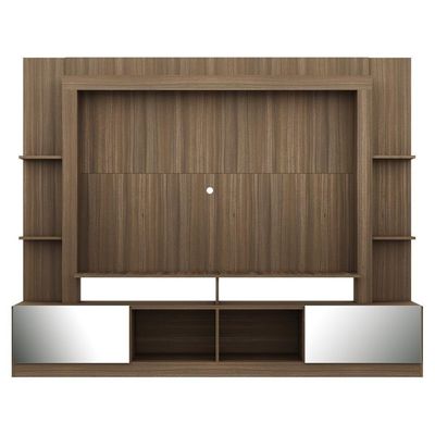 "Estante Com Suporte Tv 65"" C/ Espelho Oslo Multimóveis V3382"