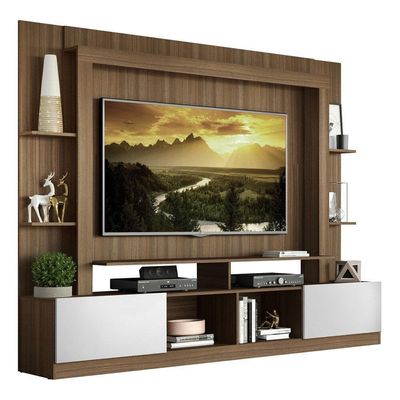 "Estante Com Suporte Tv 65"" E 2 Portas Oslo Multimóveis V3386"