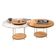 Home Suspenso Illusion 1.8 Cinamomo Off White E Kit Mesa De Centro Sky Cinamomo- Hb Móveis