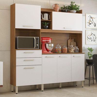 Kit Para Cozinha Select Amendola Branco - Demóbile