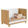 Berço Americano Mini Cama Q Encanto Slim Freijó Toq Branco Acetinado - Qmovi