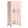 Quarto De Bebê Q Encanto Retrô Rosa Com Colchão Ortobom - Qmovi