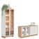 Cristaleira Guanabara Off White Freijó Com Aparador Para Sala Buffet Vitória Freijó Off White – Colibri