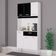 Cozinha Kit Cassia 6 Portas Branco Preto - Poquema