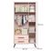 Berço Americano 3820 E Guarda Roupa Roupa 3830 Q Encanto Retrô Rosa Com Colchão Da Gazin - Qmovi