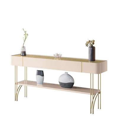 Home Suspenso Galax Com Aparador Vivant Champanhe Off White - Hb Móveis