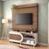 Estante Home Theater órbis Castanho Off White - Hb Móveis